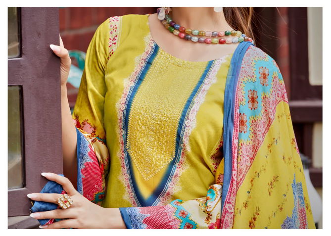 AZA VOL4 Pakistani Cotton Suits Catalog